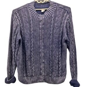 Carbon2Cobalt Full‎ Zip Cardigan Blue XXL